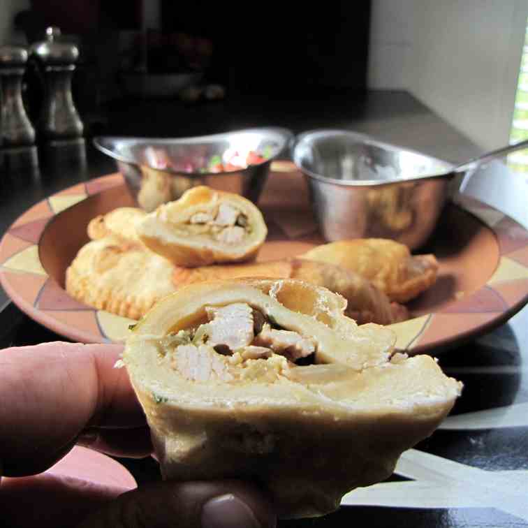 Chipotle chicken empanadas