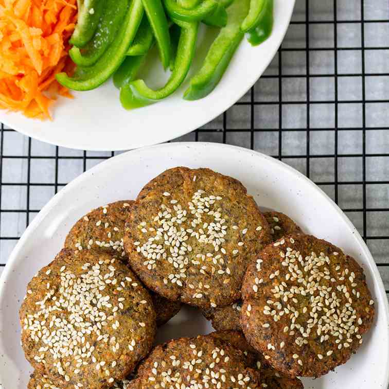 Homemade Crispy Falafel