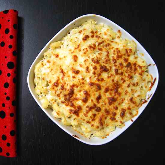 Baked Sweet Potato 'n' Pasta 