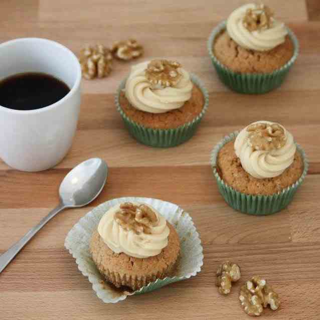 Coffee Walnut Cupcakes