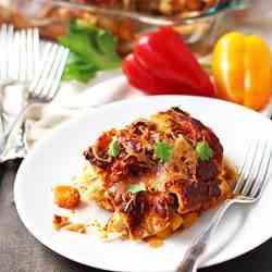 Chicken Enchilada Casserole (Gluten Free)