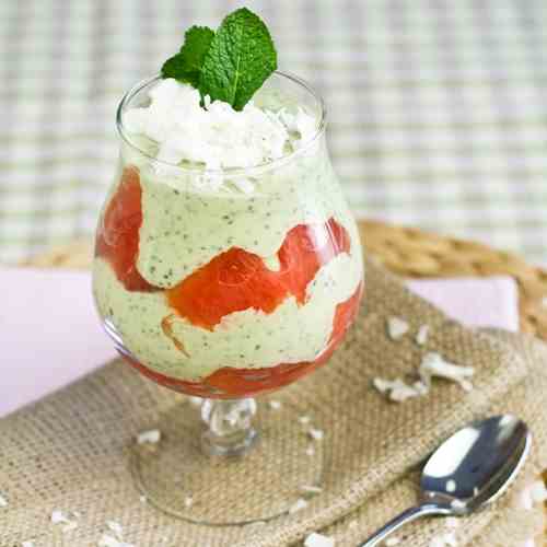 Avocado and Pink Grapefruit Parfait