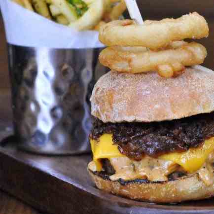 Charred BBQ Burger