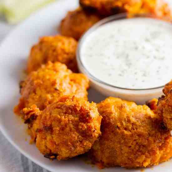 Perfect Cauliflower Buffalo Wings