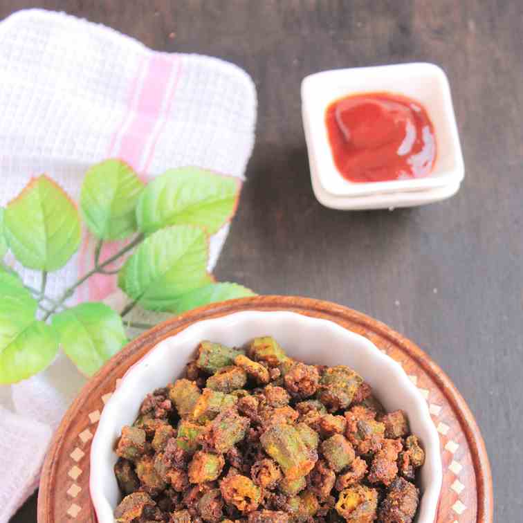 Crispy Ladyfingers Fritters