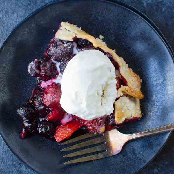 Heavenly Mixed Berry Galette