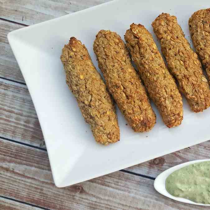 Veggie sausages