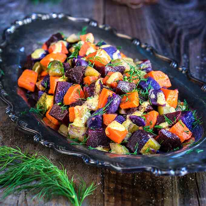 Beet and carrot salad 