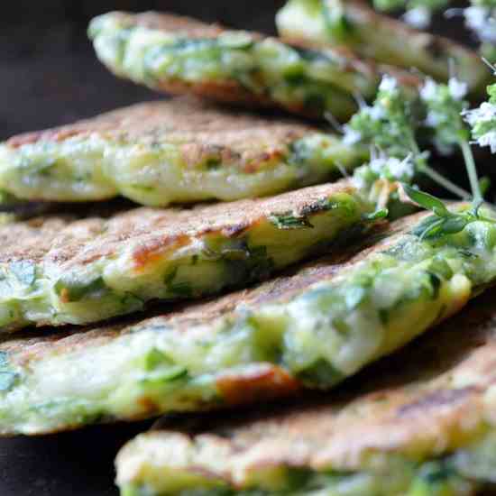 Mozzarella Zucchini Fritters