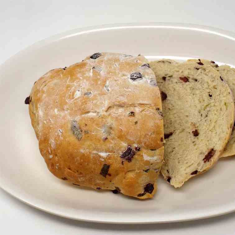 Eliopsomo (Greek Olive Bread)