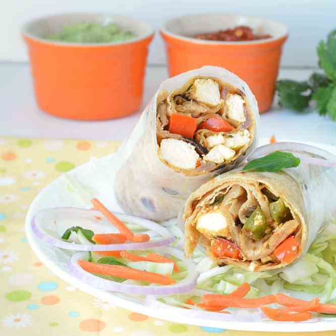 Paneer Kathi Rolls