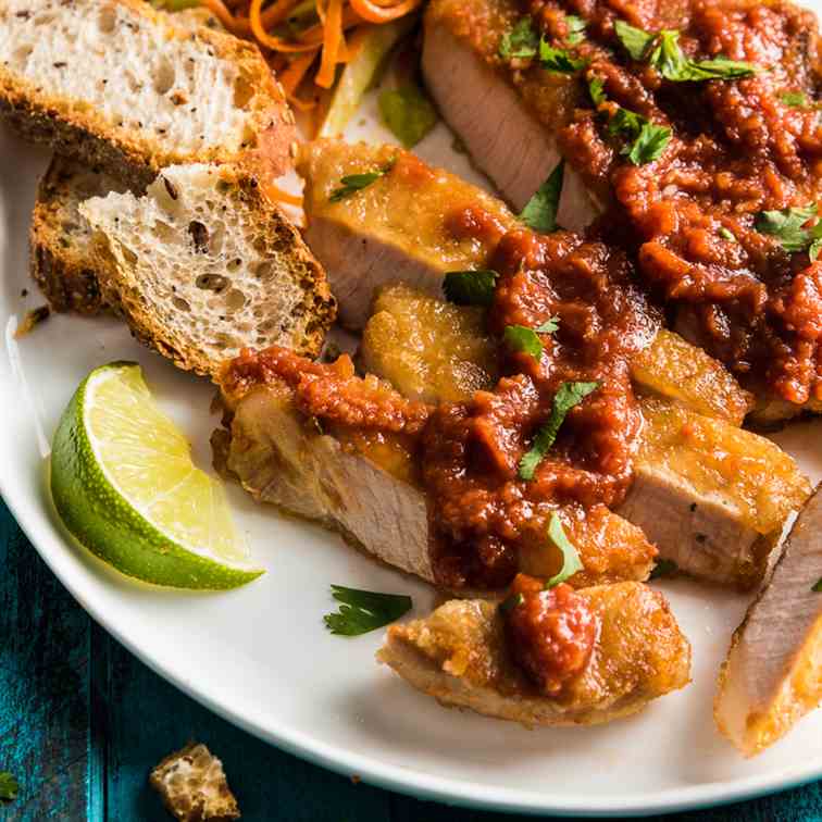 Pan fried Pork Chop