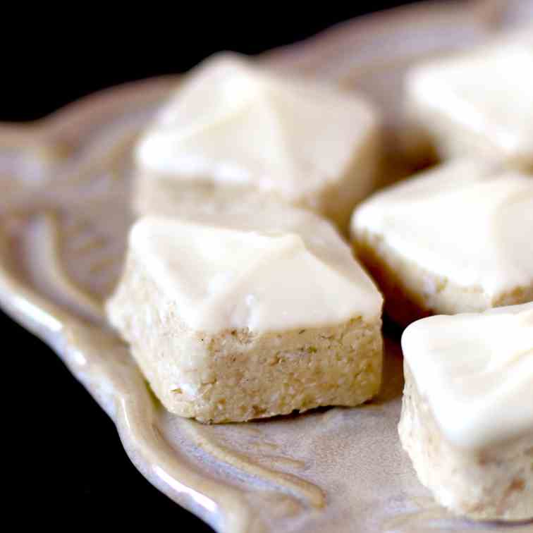 White Chocolate Coconut Petit Fours