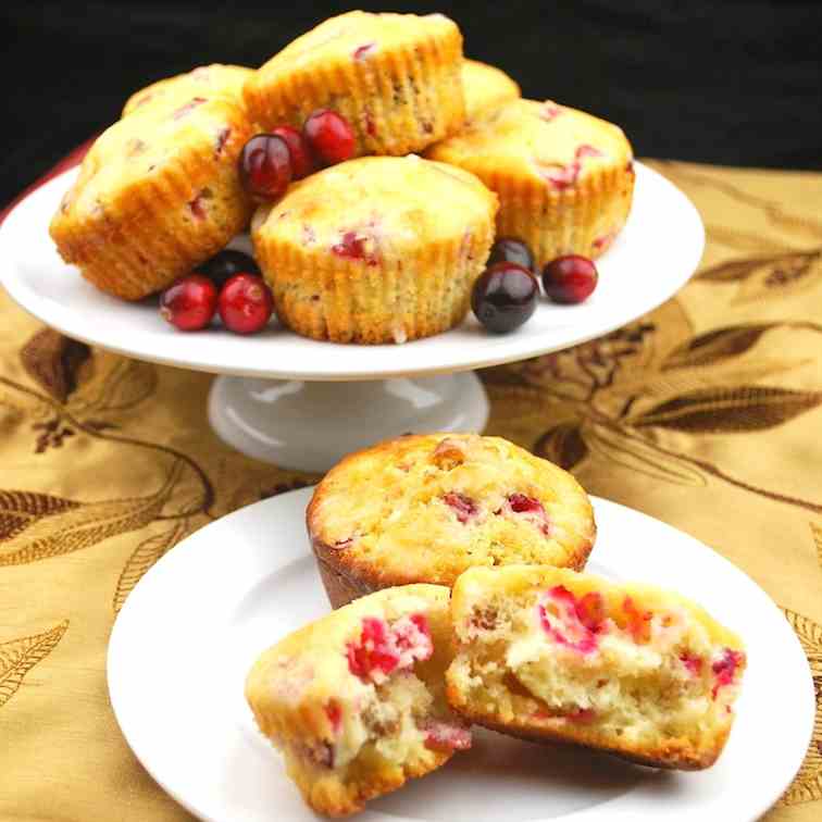 Sparkling Cranberry Muffins