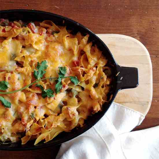 King Ranch Chicken Noodle Casserole