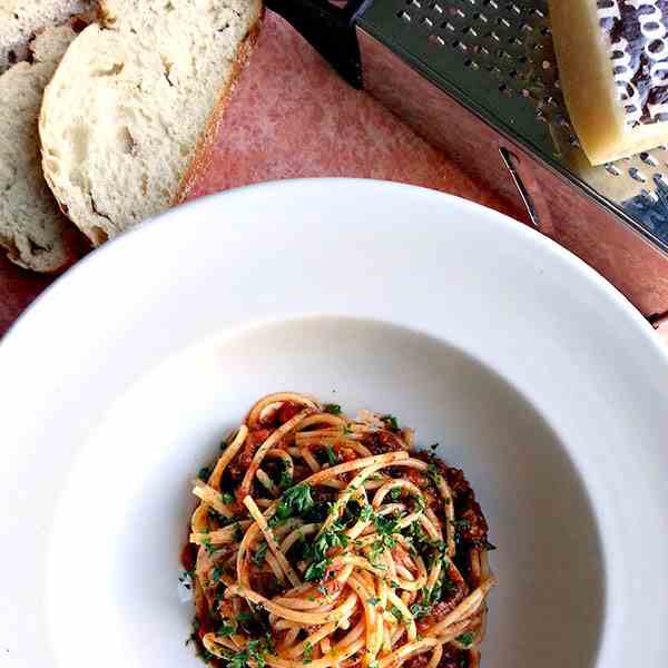 Pasta bolognese