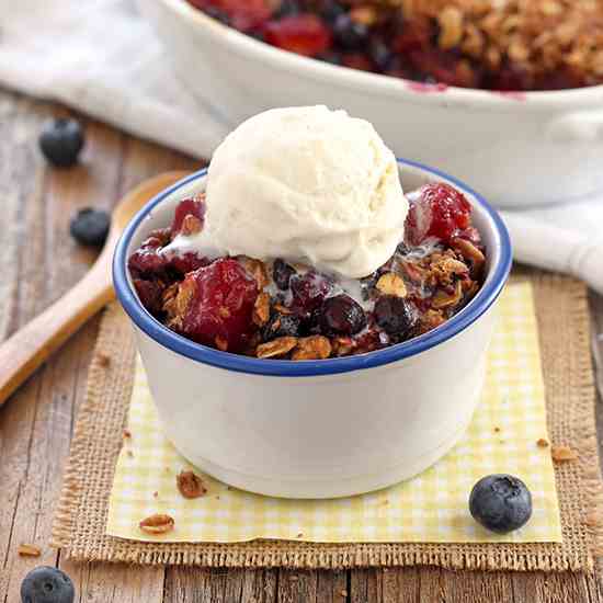 Blueberry Mango Crisp