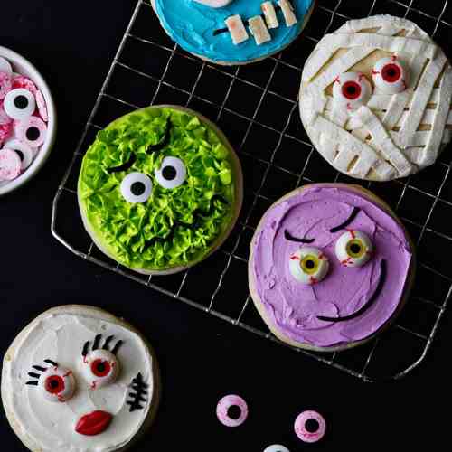 Halloween Monster Cookies