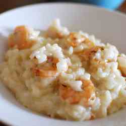 Grilled Shrimp Risotto