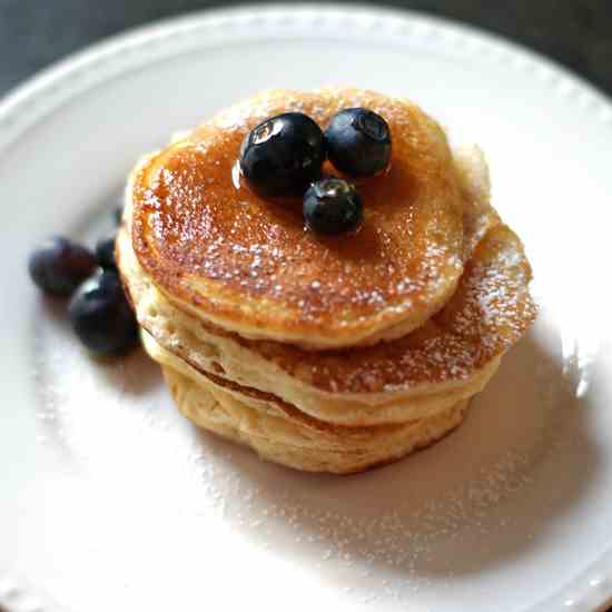 Lemon Ricotta Mini Pancakes