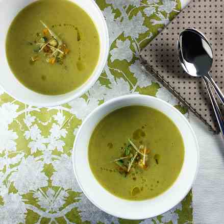 Zucchini and Fresh Ginger Velouté