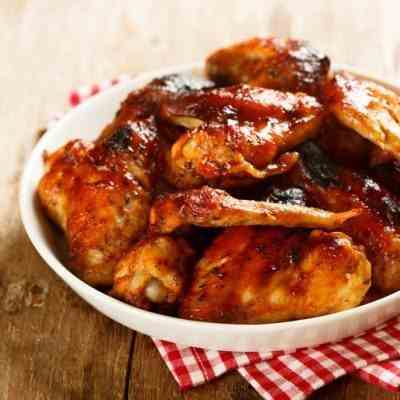 Sweet - Spicy Smoked Chicken Wings 