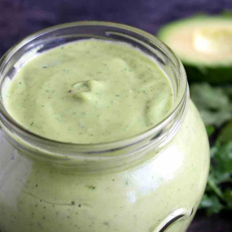 Avocado, Cilantro and Lime Sauce