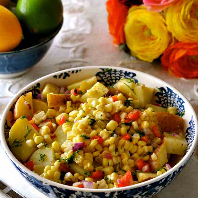 Healthy Oil-Free Potato Salad