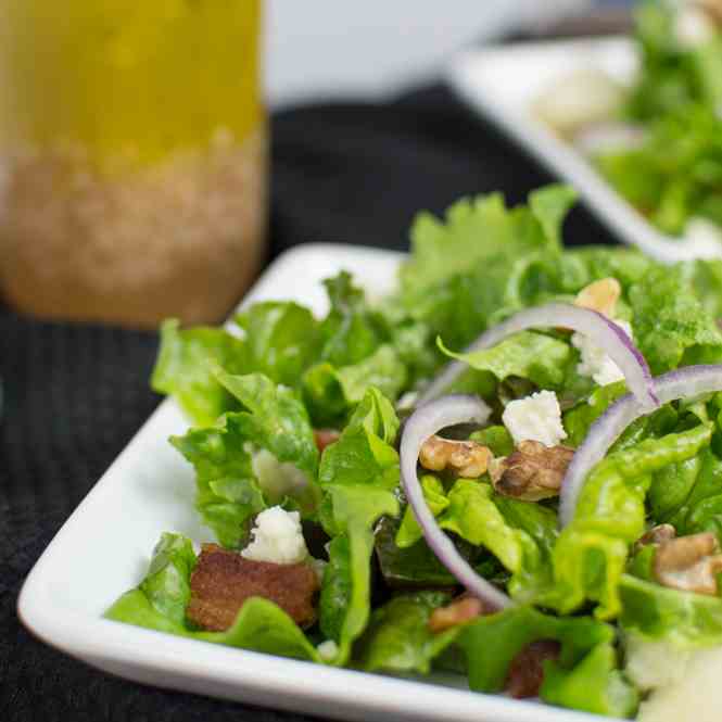 Bacon, Gorgonzola - Pear Salad