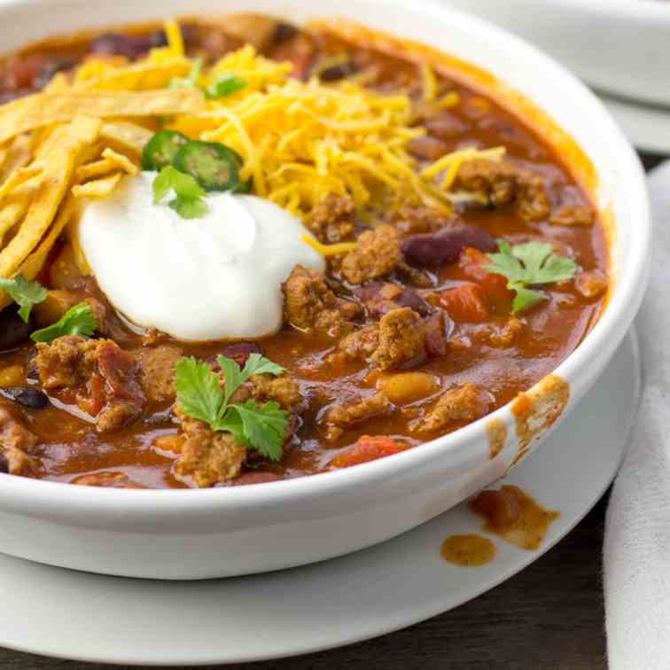 Crockpot Turkey Chili