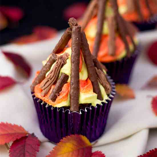 Bonfire Cupcakes