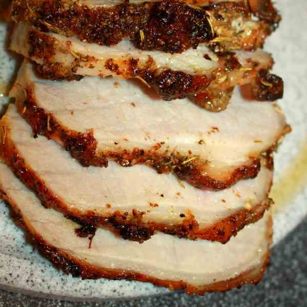 Pork Roast with dry-rub Marinade