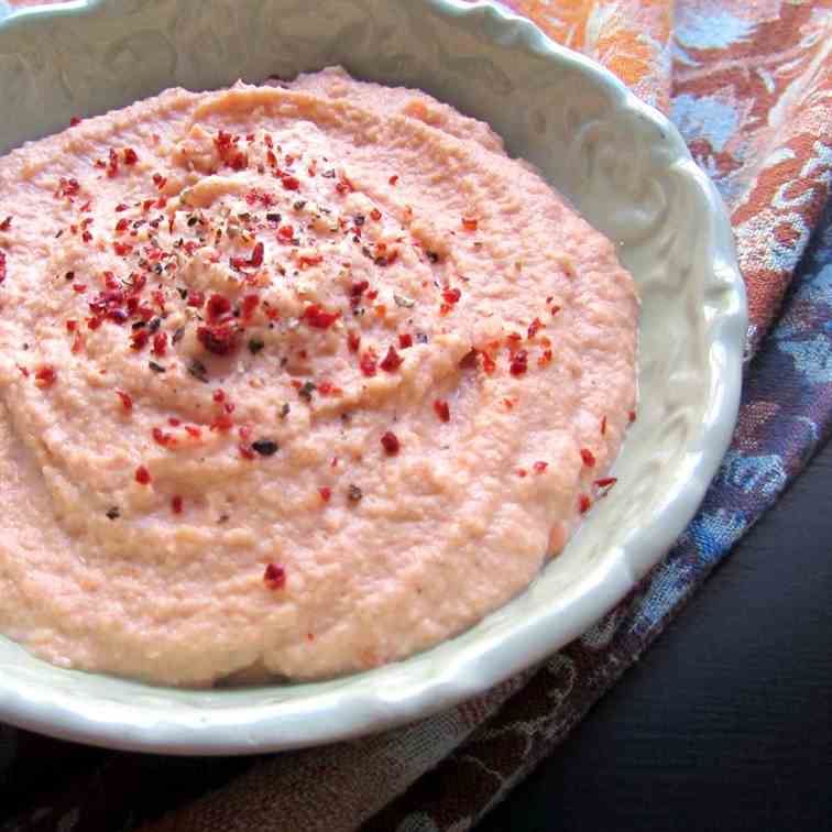 Raw Red Lentil Hummus