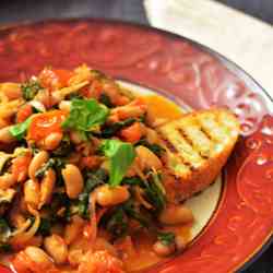 White Bean and Swiss Chard Ragout