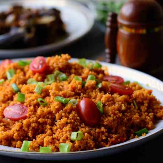 Jollof Couscous in 20 Minutes!