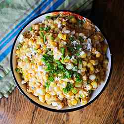 Mexican Street-Style Sweet Corn