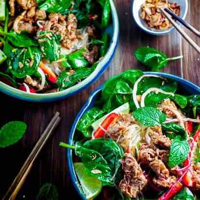Crunchy Thai Beef Salad