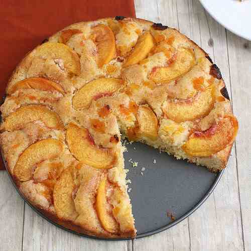 Rustic Peach Cake