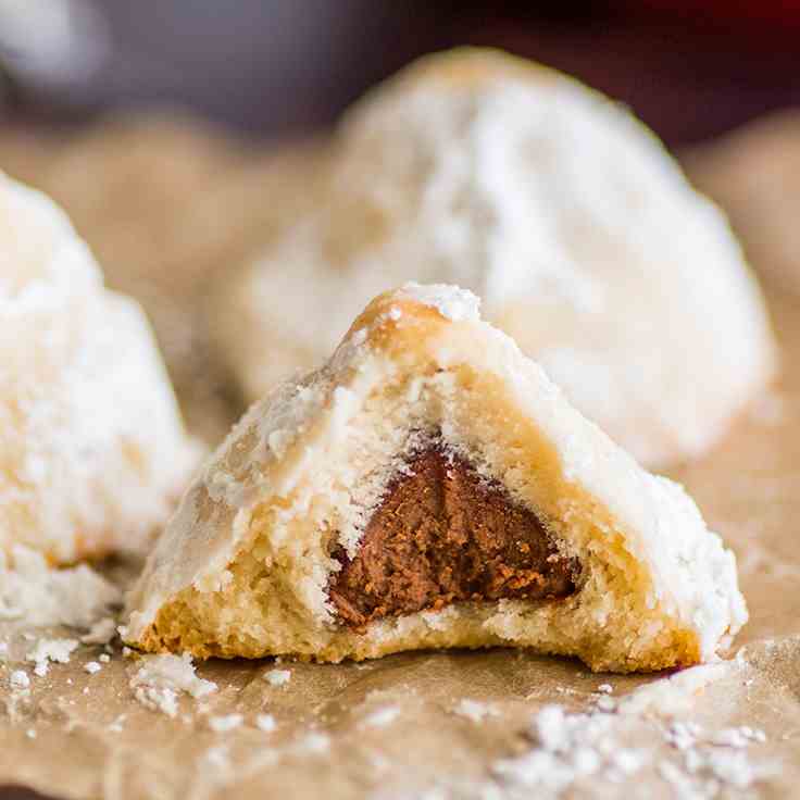 Small-batch Snowball Cookies with Kisses