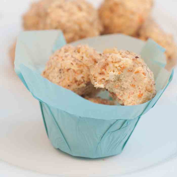 Carrot Cake Cheesecake Bites