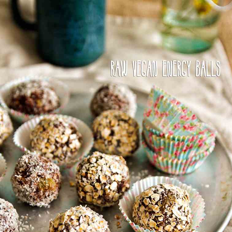 Raw Vegan Chocolate Energy Balls