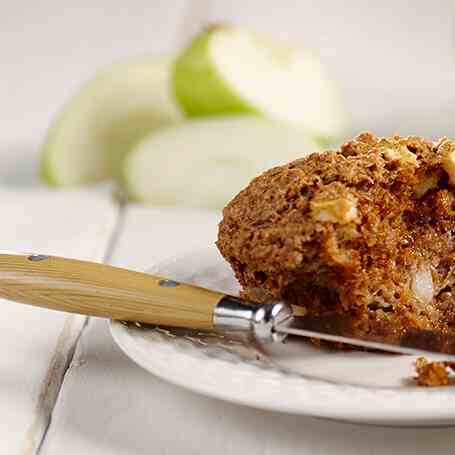 Diet Recipe of Apple Muffins with Cinnamon