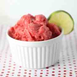 Fresh Strawberry Granita