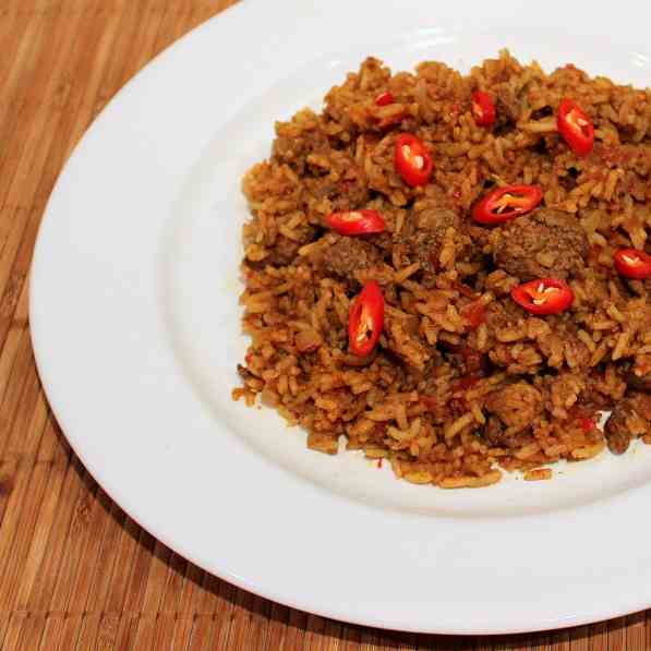 Spicy Beef and Rice