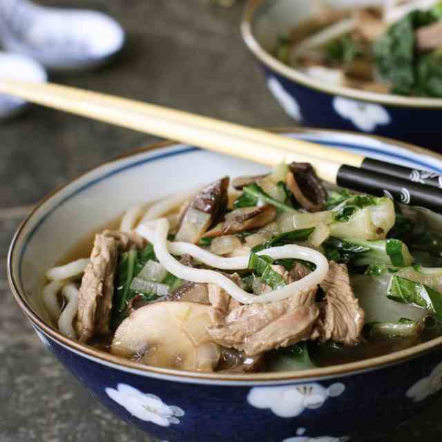 Easy Asian Beef & Noodle Soup