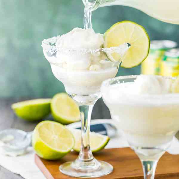 Margarita Ice Cream Floats