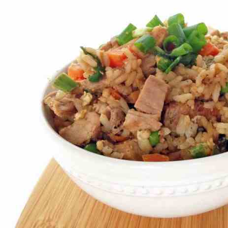 Healthier Pork Fried Rice