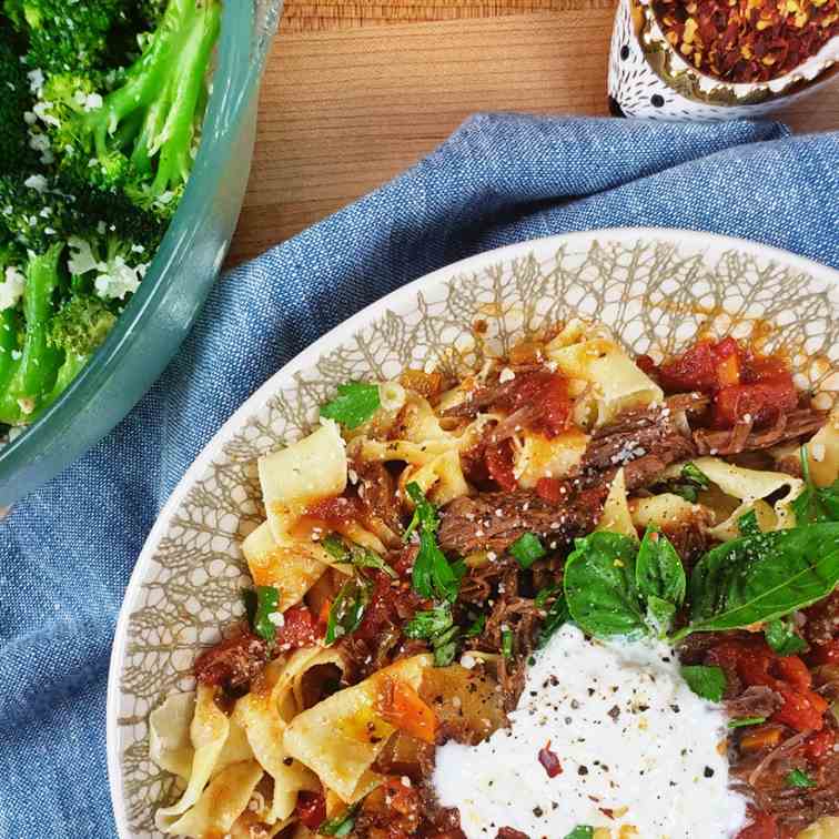 Pappardelle with Short Rib Ragu