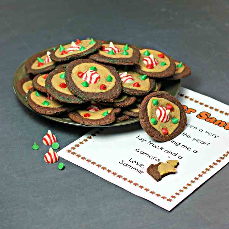 Whimsical Santa Cookies