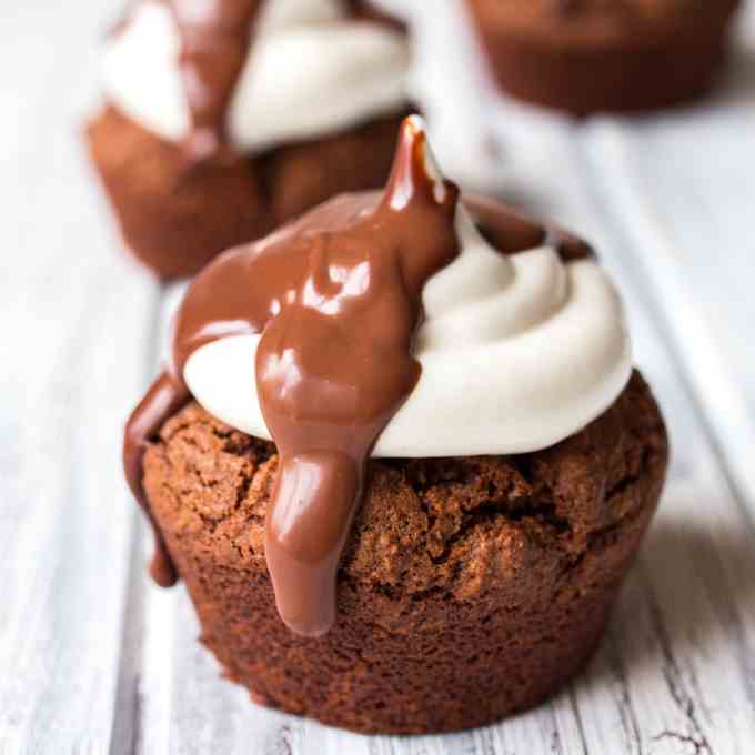 GF Choc Marshmallow Cupcake